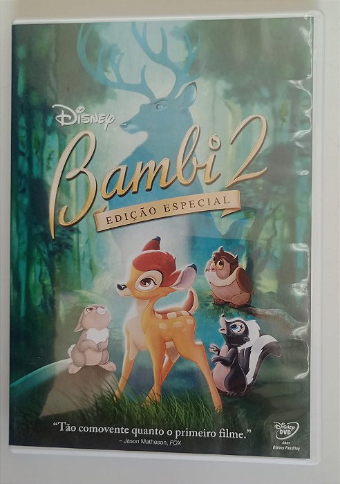 Dvd Bambi 2 - Disney Editora (2011) [seminovo]