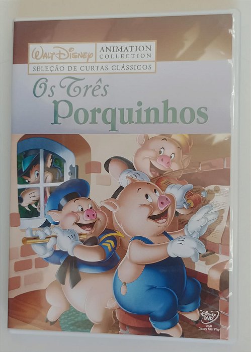 Dvd os Três Porquinhos / Disney Editora (2009) [usado]