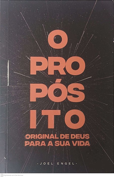 Livro o Propósito Original de Deus para Sua Vida Autor Engel, Joel (2024) [usado]