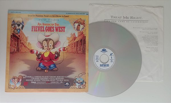 Dvd [laserdisc] Fievel Goes West Editora (1992) [usado]