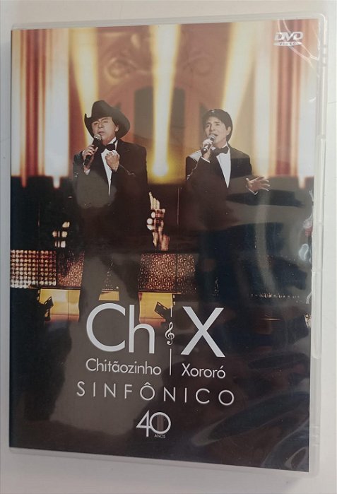 Dvd Chitãozinho e Xororó - Sinfônico Editora (2011) [usado]