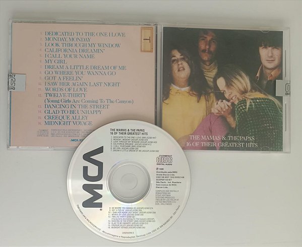 Cd 16 Greatest Hits Interprete The Mamas & The Papas [usado]