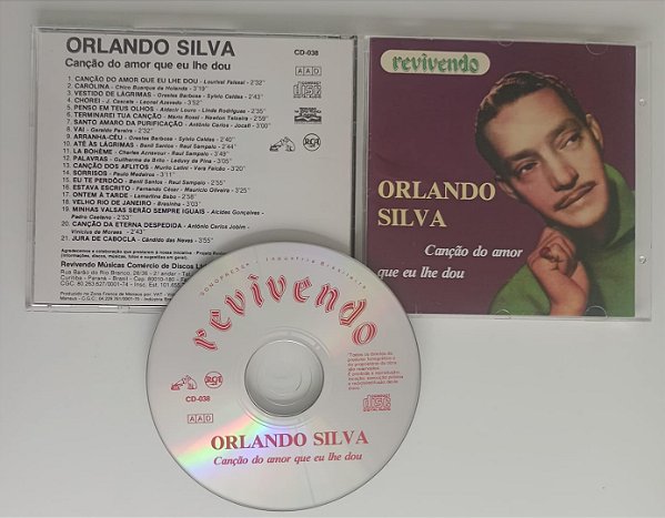 Cd Revivendo Interprete Orlando Silva [usado]