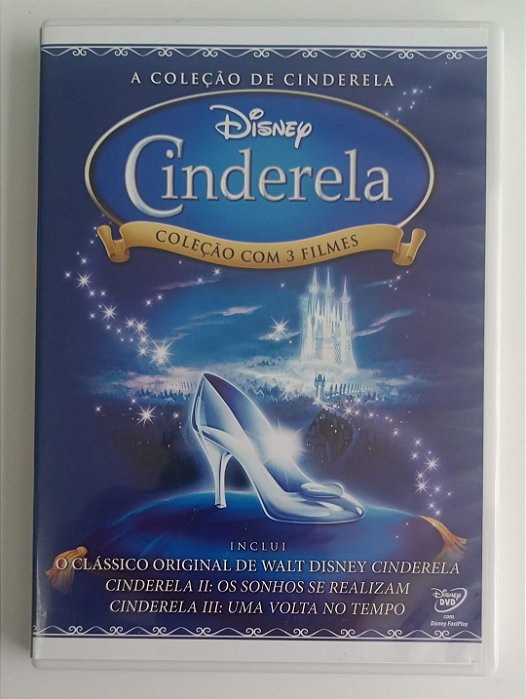 Dvd Cinderela 3 Filmes Disney Editora (2012) [seminovo]