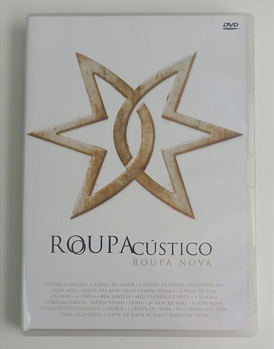 Dvd Roupacústico - Roupa Nova Editora (2008) [seminovo]