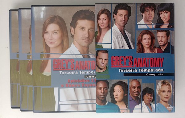 Dvd Grey''s Anatomy - Terceira Temporada Editora [usado]