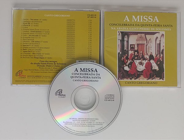 Cd Canto Gregoriano / a Missa Interprete Coro [usado]