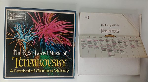 Disco de Vinil Box 10 Lps / Best Of Loved Music Interprete Tchaikovsky (orquestras) (1977) [usado]