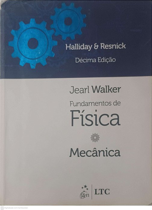 Livro Fundamentos de Física: Mecânica Autor Halliday & Resnick (2016) [usado]