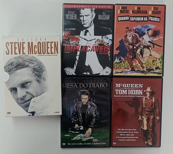 Dvd Steve Mcqueen - Coleção Editora (2005) [seminovo]