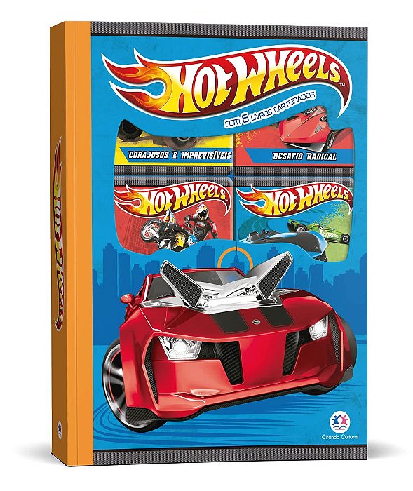Livro Box Hotwheels 6 Minilivros Autor Autor Desconhecido (2025) [novo]