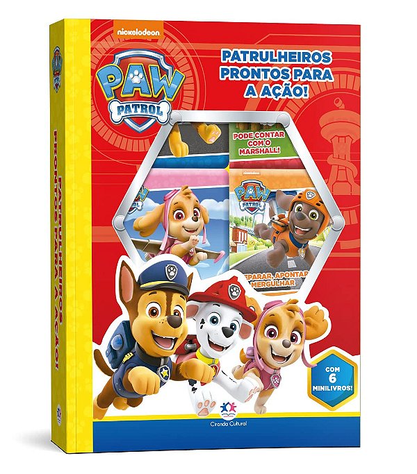 Livro Box Paw Patrol - Patrulheiros Prontos para a Ação / 6 Minilivros Autor Autor Desconhecido (2026) [novo]