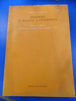Livro Religione e Società a Confronto Autor Scavaglieri, Giuseppe (1981) [usado]