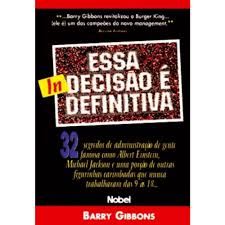 Livro Essa Indecisao e Definitiva Autor Gibbons, Barry (1997) [usado]