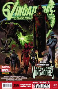 Gibi Vingadores: os Heróis Mais Poderosos da Terra Nº 12 Autor a Nova Formação dos Fabulosos Vingadores (2016) [usado]
