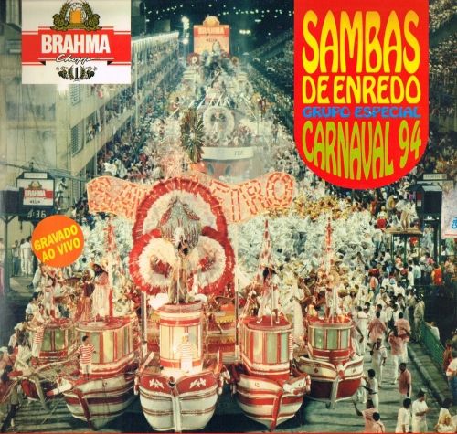 Disco de Vinil Sambas de Enredo Carnaval 94 Salgueiro Interprete Grupo Especial (1994) [usado]