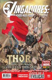 Gibi Vingadores: os Heróis Mais Poderosos da Terra Nº 03 Autor Totalmente Nova Marvel - Thor o Deus do Trovão em Defesa de Midgard! (2015) [novo]