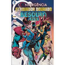 Gibi Gladiador Dourado e Besouro Azul Nº 01 - Convergência Autor Gladiador Dourado e Besouro Azul (2016) [usado]