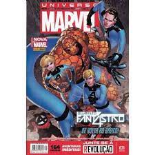 Gibi Universo Marvel Nº 31 - Totalmente Nova Marvel Autor Quarteto Fantastico de Volta ao Básico! (2016) [novo]