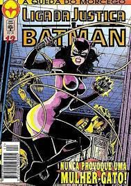 Gibi Liga da Justiça e Batman Nº 12 - Formatinho Autor Nunca Provoque Uma Mulher-gato! - a Queda do Morcego (1995) [usado]