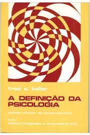 Livro Definicao da Psicologia, a Autor Keller, Fred S. (1974) [usado]