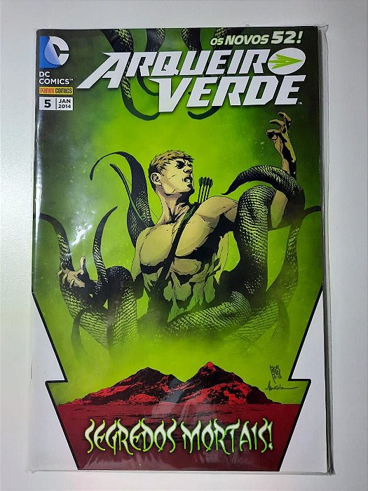 Gibi Arqueiro Verde Nº 05 - Novos 52 Autor Segredos Mortais! (2014) [usado]