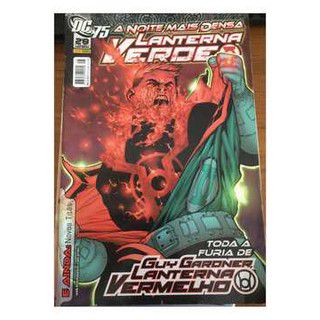 Gibi Lanterna Verde Nº 28 - a Noite Mais Densa Autor Toda Furia de Guy Gardner, Lanterna Vermelho (2010) [usado]