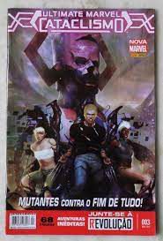 Gibi Ultimate Marvel Cataclismo Nº 03 - Nova Marvel Autor Mutantes contra o Fim de Tudo! (2015) [usado]