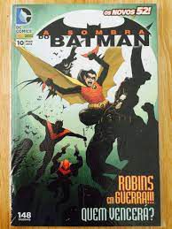 Gibi a Sombra do Batman Nº 10 - Novos 52 Autor Robins em Guerra!!! - Quem Vencerá? (2013) [usado]