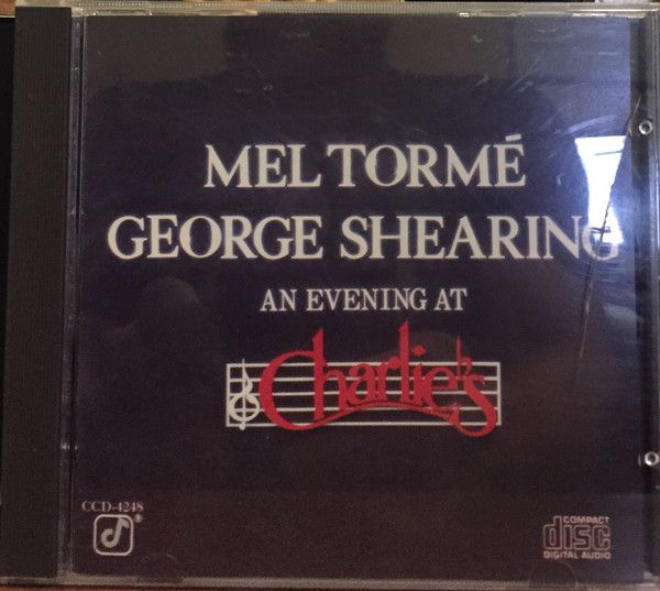 Cd Mel Tormé & George Shearing - An Evening At Charlie''s Interprete Mel Tormé & George Shearing (1984) [usado]