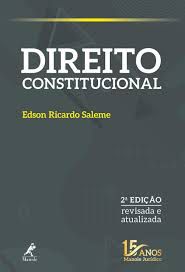 Livro Direito Constitucional Autor Saleme, Edson Ricardo (2019) [seminovo]