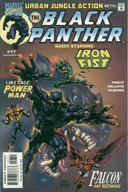 Gibi Black Panther Nº 17 Autor Guest Satrring- Iron Fist Luke Cage Power Man The Falcon And Redwing [usado]