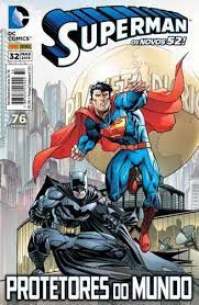Gibi Superman Nº 32 - Novos 52 Autor Protetores do Mundo (2015) [usado]