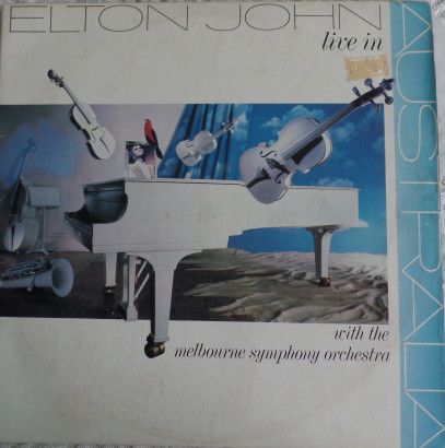 Disco de Vinil Elton John With The Melbourne Symphony Orchestra - Live In Australia Interprete Elton John With The Melbourne Symphony Orchestra (1987) [usado]