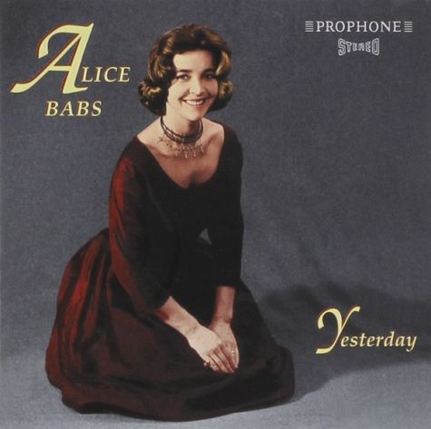 Cd Alice Babs - Yesterday Interprete Alice Babs (1999) [usado]