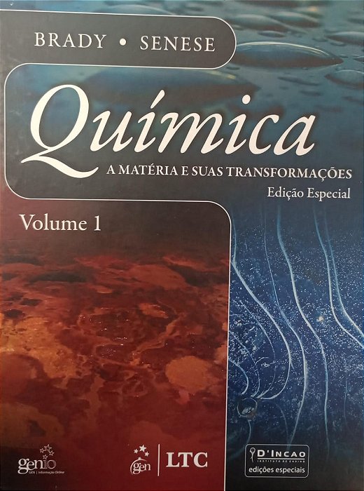 Livro Química: a Matéria e suas Transformações Vol. 1 Autor Brady, James E. (2009) [usado]