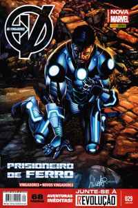 Gibi os Vingadores Nº 29 - Totalmente Nova Marvel Autor Prisioneiro de Ferro (2016) [usado]