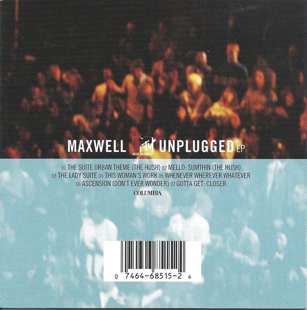 Cd Maxwell - Mtv Unplugged Ep Interprete Maxwell (1997) [usado]