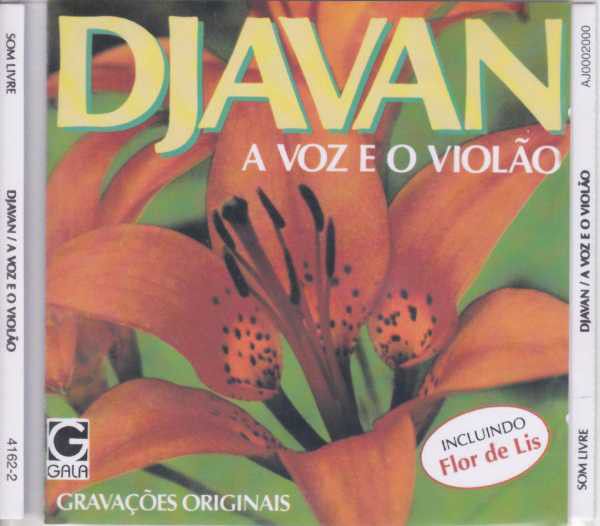 Cd Djavan - a Voz e o Violão Interprete Djavan [usado]