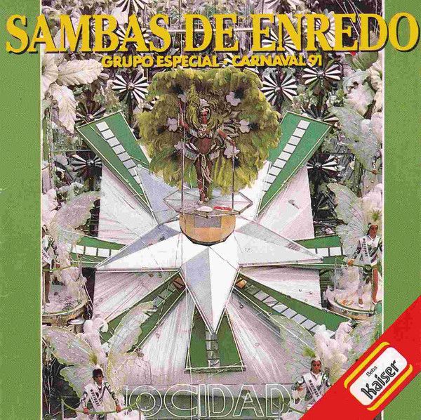 Disco de Vinil Sambas de Enredo 91 Interprete Grupo Especial (1991) [usado]