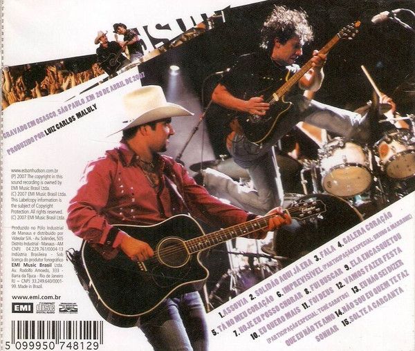 Cd Edson e Hudson na Arena ao Vivo Interprete Edson e Hudson (2007) [usado]
