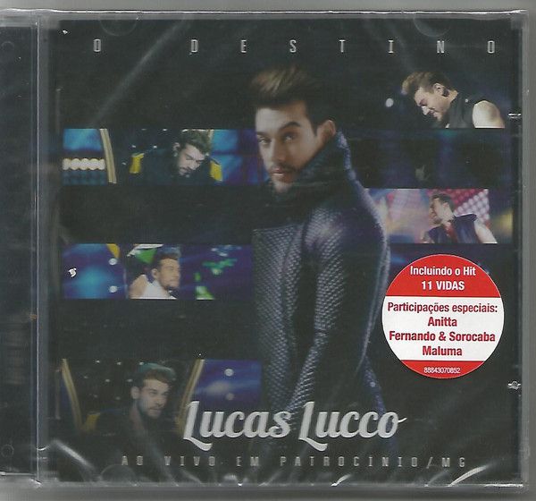 Cd Lucas Lucco o Destino ao Vivo Interprete Lucas Lucco (2014) [usado]