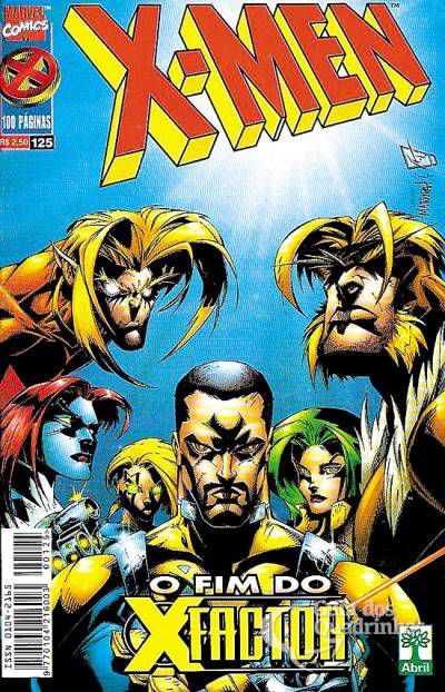 Gibi X-men Nº 125 - Formatinho Autor o Fim do X-factor (1999) [usado]