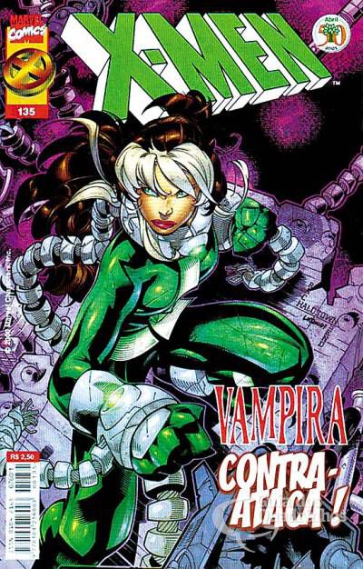 Gibi X-men Nº 135 - Formatinho Autor Vampira Contra-ataca! (2000) [usado]