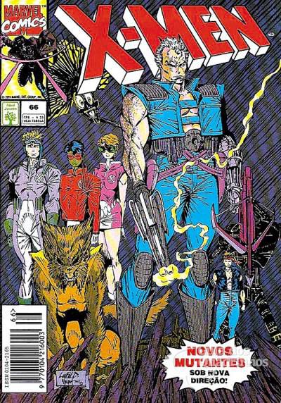 Gibi X-men Nº 66 - Formatinho Autor Novos Mutantes (1994) [usado]
