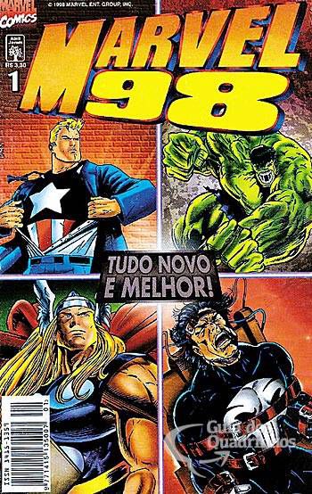 Gibi Marvel 98 Nº 01 - Formatinho Autor Tudo Novo e Melhor! (1998) [usado]