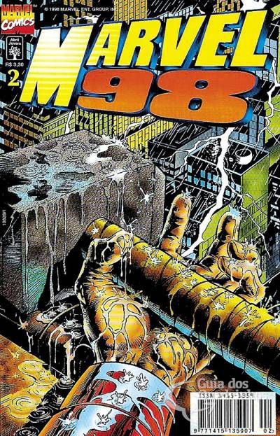 Gibi Marvel 98 Nº 02 - Formatinho Autor (1998) [usado]
