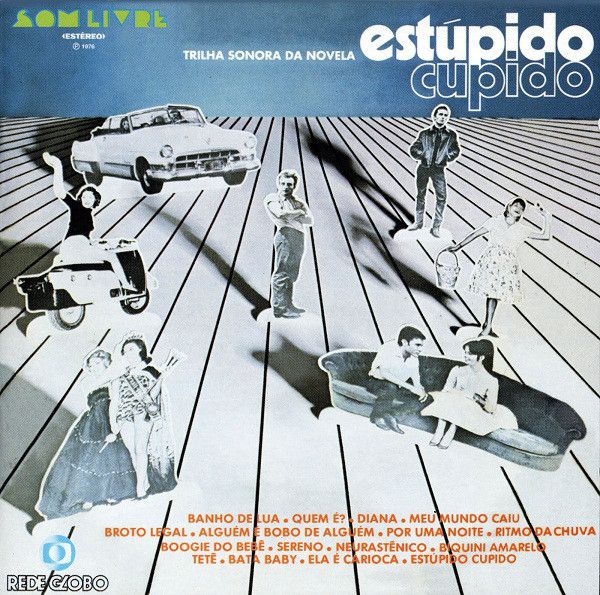 Disco de Vinil Estupido Cupido Trilha Sonora da Novela Interprete Varios (1976) [usado]