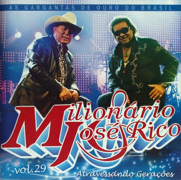 Cd Milionário & José Rico - Atravessando Gerações - Vol. 29 Interprete Milionário & José Rico [usado]