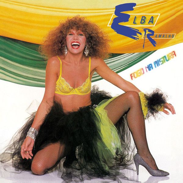 Disco de Vinil Elba Ramalho - Fogo na Mistura Interprete Elba Ramalho (1985) [usado]